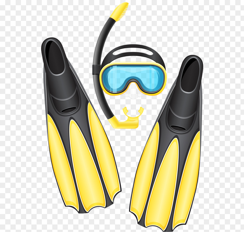 Flippers Diving & Snorkeling Masks Scuba Equipment Set PNG