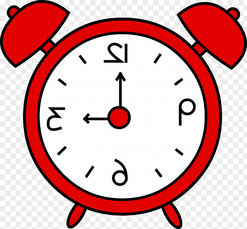 Home Accessories Line Art Clock Face PNG