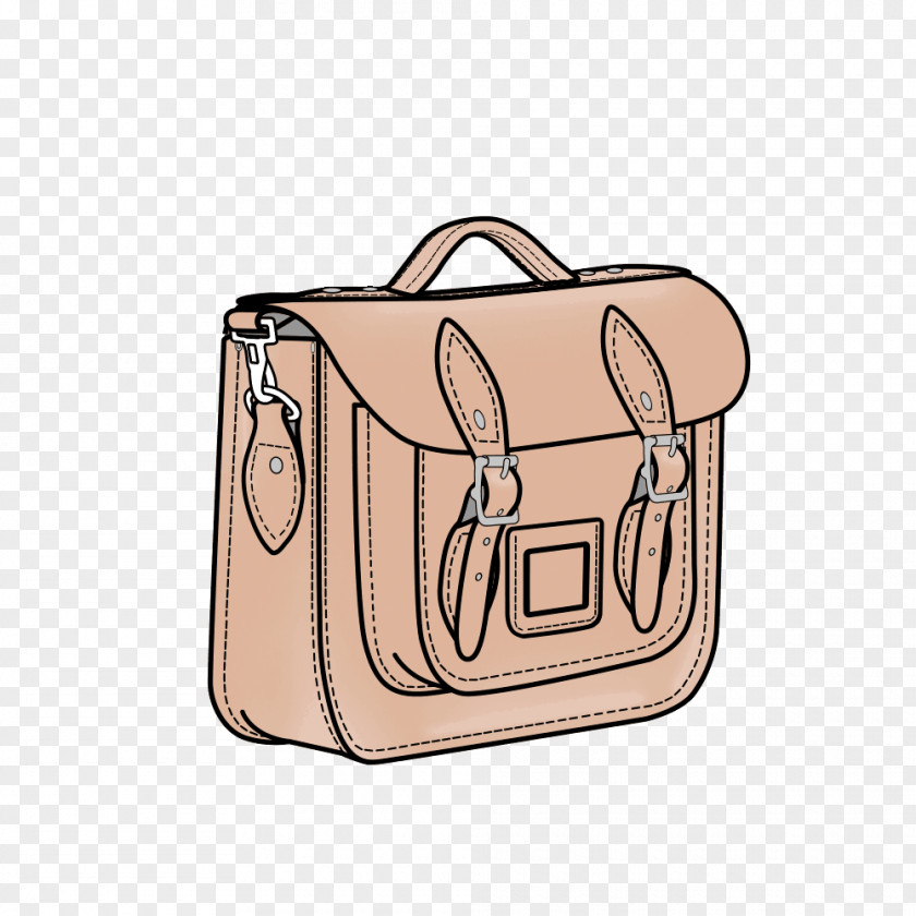 Leather Briefcase Bag Satchel Backpack PNG