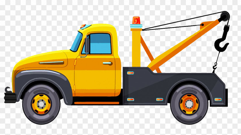 Truck Car Tow Towing Semi-trailer PNG