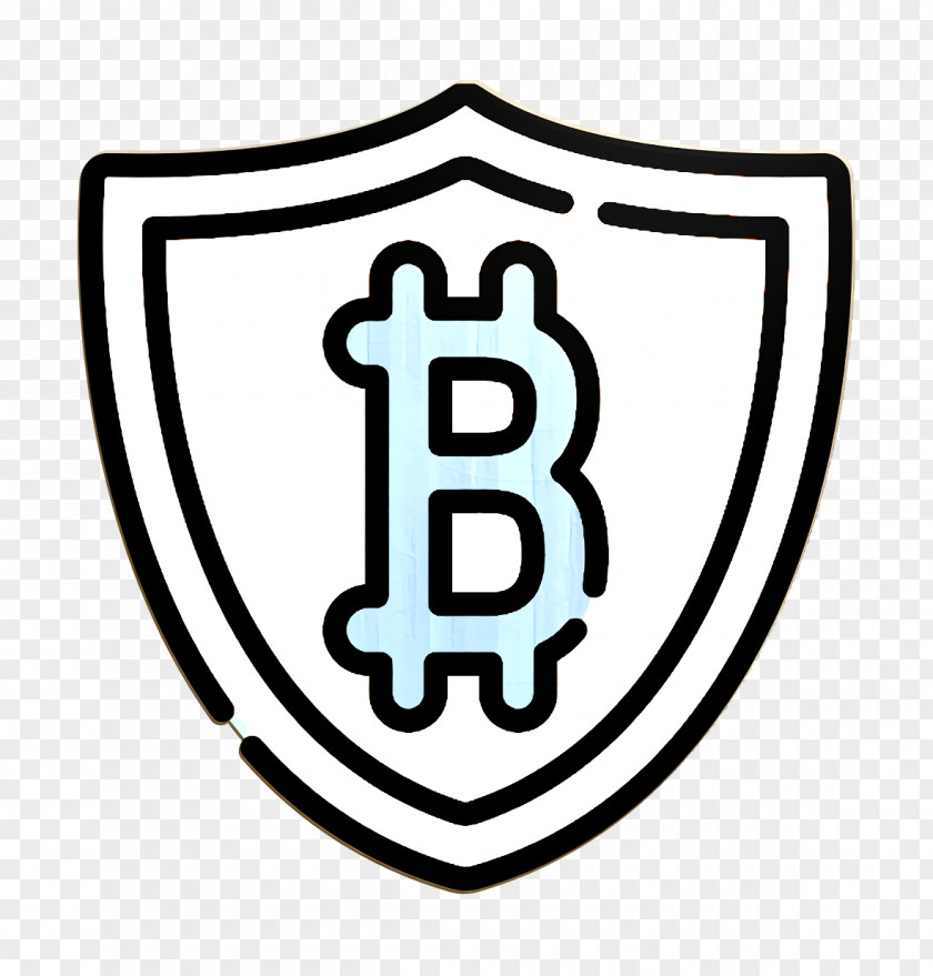 Bitcoin Icon Shield PNG