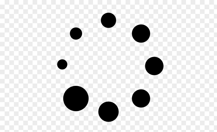 Circle Point White Pattern PNG