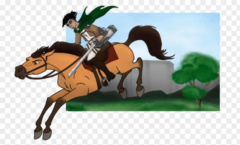 Mustang Pony Stallion Levi Attack On Titan PNG