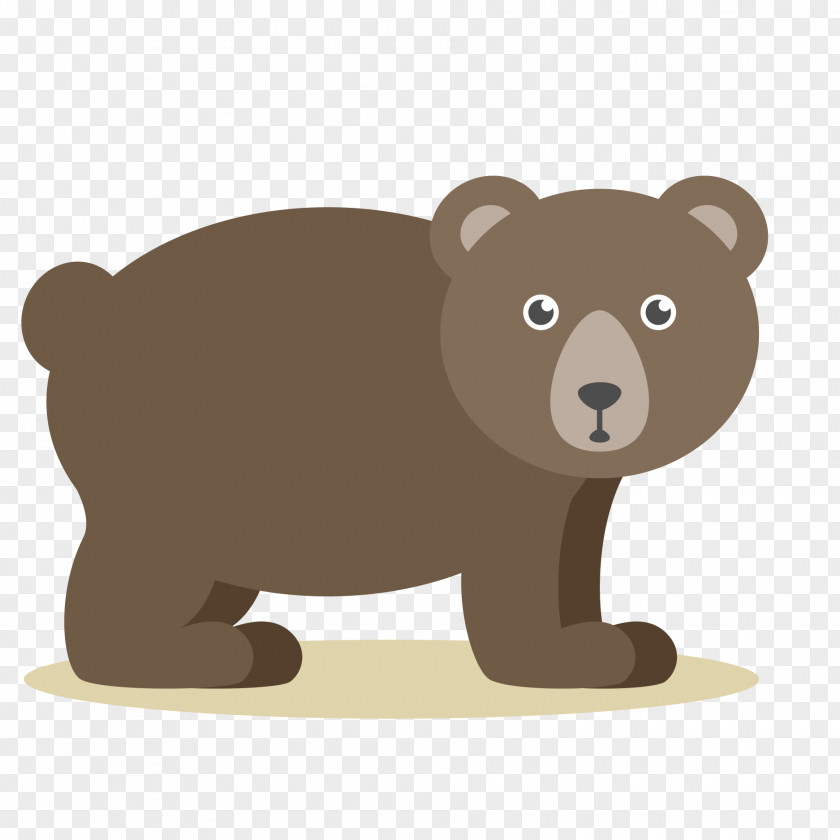 Vector Cartoon Black Bear Asian PNG