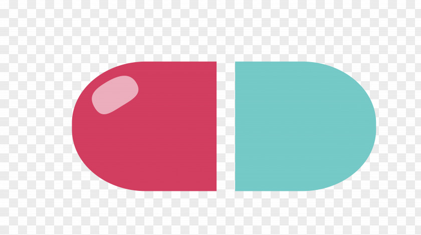 Cartoon Red Green Capsule Pills Logo Brand Pattern PNG