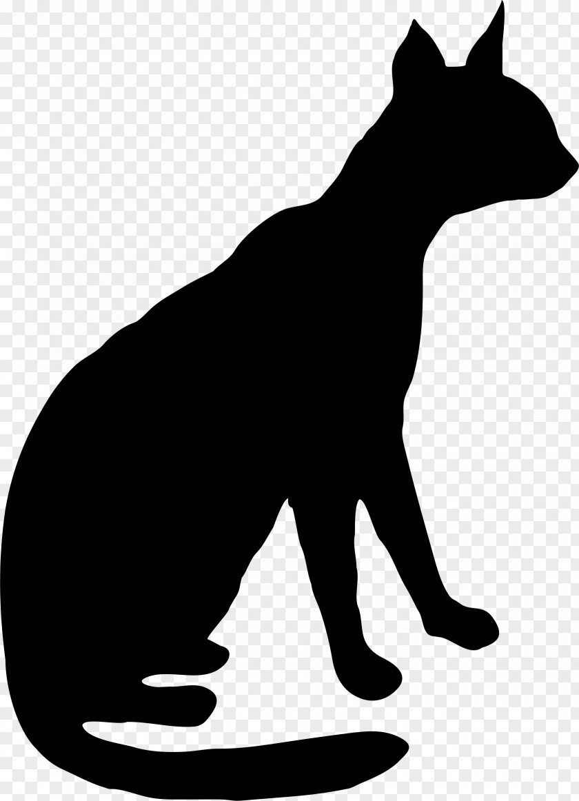 Cat Whiskers Wildcat Silhouette Clip Art PNG