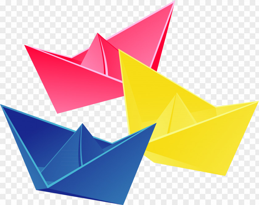 Paper Origami Watercraft PNG