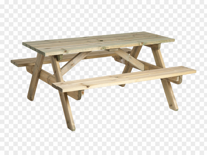 Picnic Table Bench Garden Wood PNG