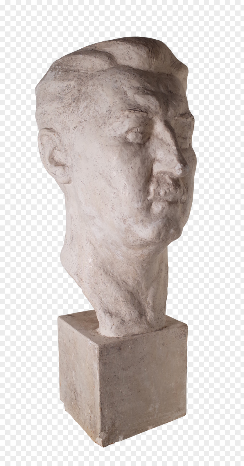 David Sculpture Plaster Bust Stone Carving Art PNG