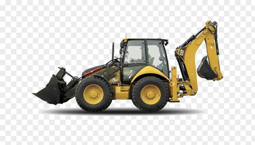 Excavator Caterpillar Inc. Backhoe Loader Tractor PNG