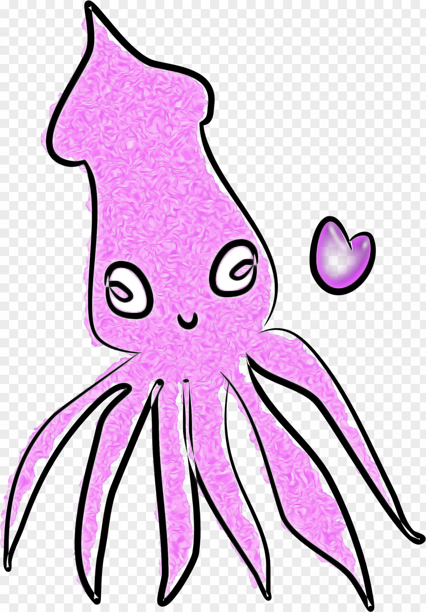 Pink Purple Violet Octopus Giant Pacific PNG