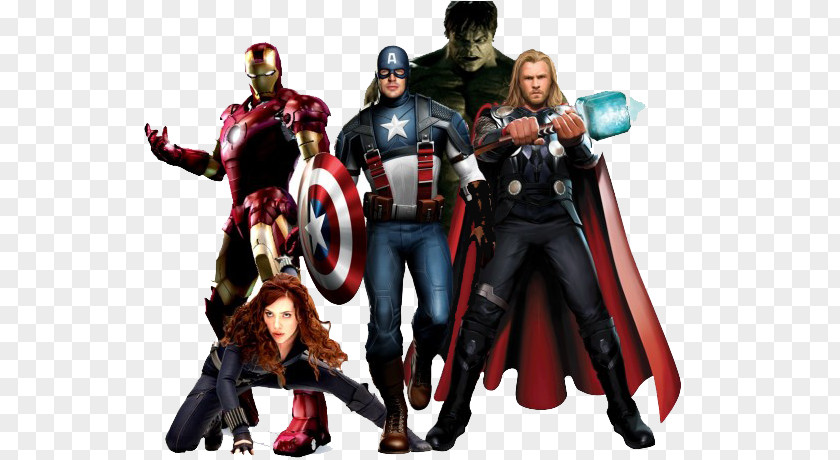 Thor Clint Barton Black Widow Captain America PNG