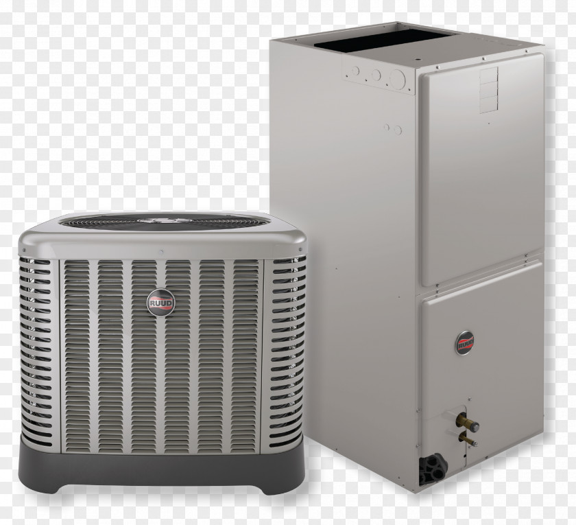 Air Conditioner Furnace Rheem Seasonal Energy Efficiency Ratio Conditioning Heat Pump PNG