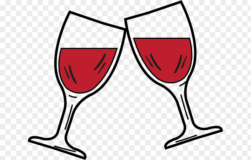 Cartoon Red Wine Glass Beer Clip Art PNG