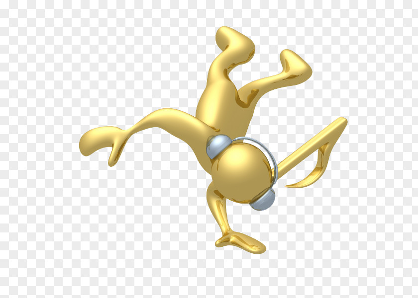 Dancing 3D Golden Villain Microsoft Free Content Royalty-free Clip Art PNG