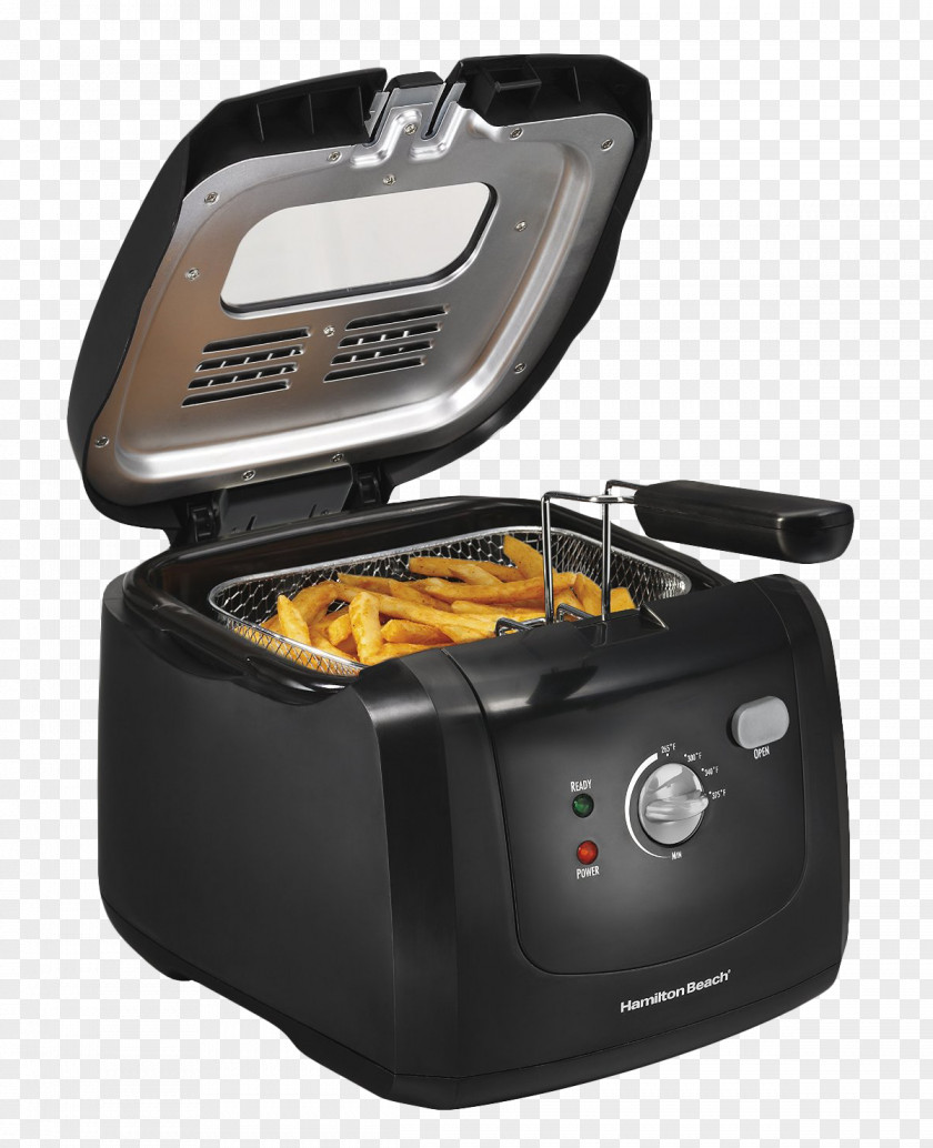 Electric Deep Fryer Hamilton Beach Brands Cooking Kitchen Frying PNG