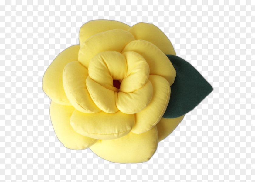 Flor Yellow Flower Cushion White Orange PNG