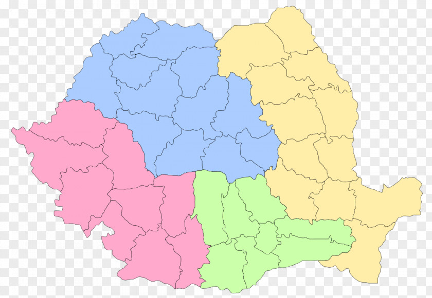 Map Romania NUTS 1 Statistical Regions Of England Nomenclature Territorial Units For Statistics First-level The European Union PNG