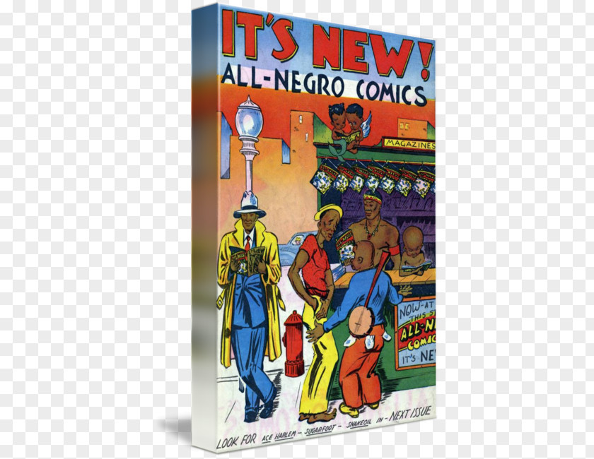 Comic Books All-Negro Comics Book Superhero Imagekind PNG