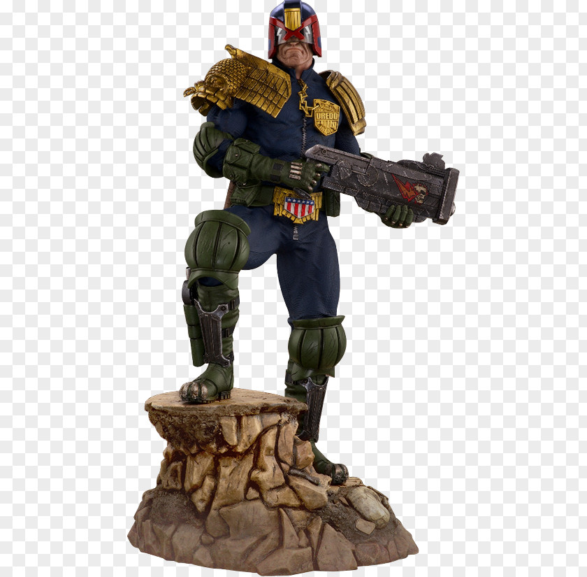 Judge Dredd Dredd: Vs. Death 2000 AD Figurine Statue PNG