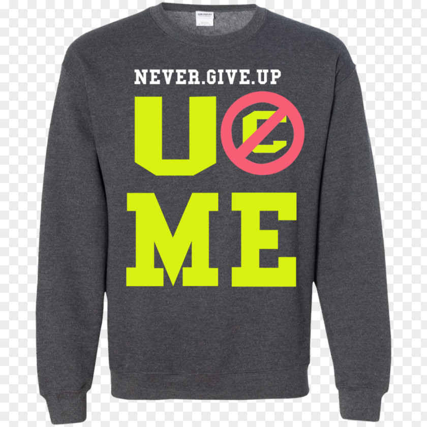 Never Give Up Christmas Jumper Hoodie Sweater Santa Claus PNG