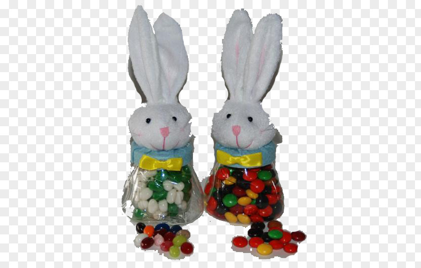 Small Tin Buckets Peanuts Easter Bunny Figurine PNG
