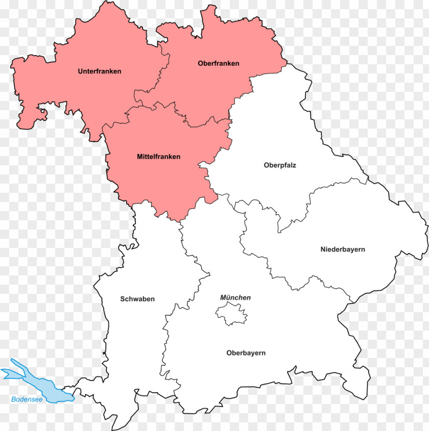Germany Franconian Circle Upper Palatinate Middle Franconia East German PNG