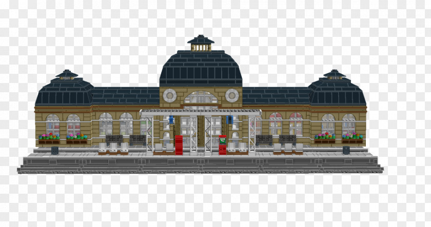 Lego Train Station Baden-Baden Temple Ideas PNG