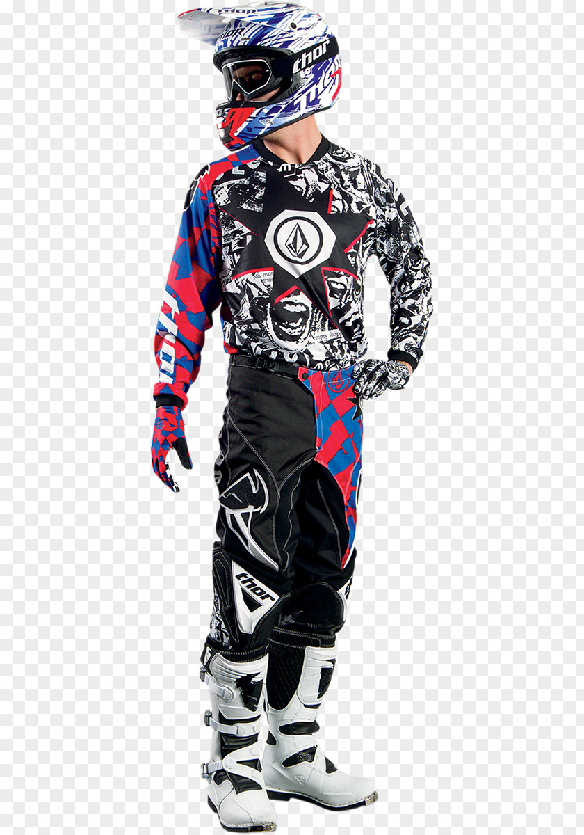 Motocross Rider Thor Clothing Volcom Pants Uniform PNG