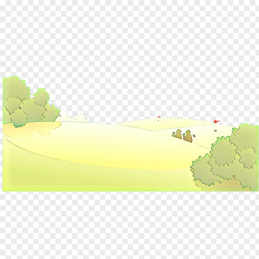 Rectangle Landscape Green Yellow Grass PNG
