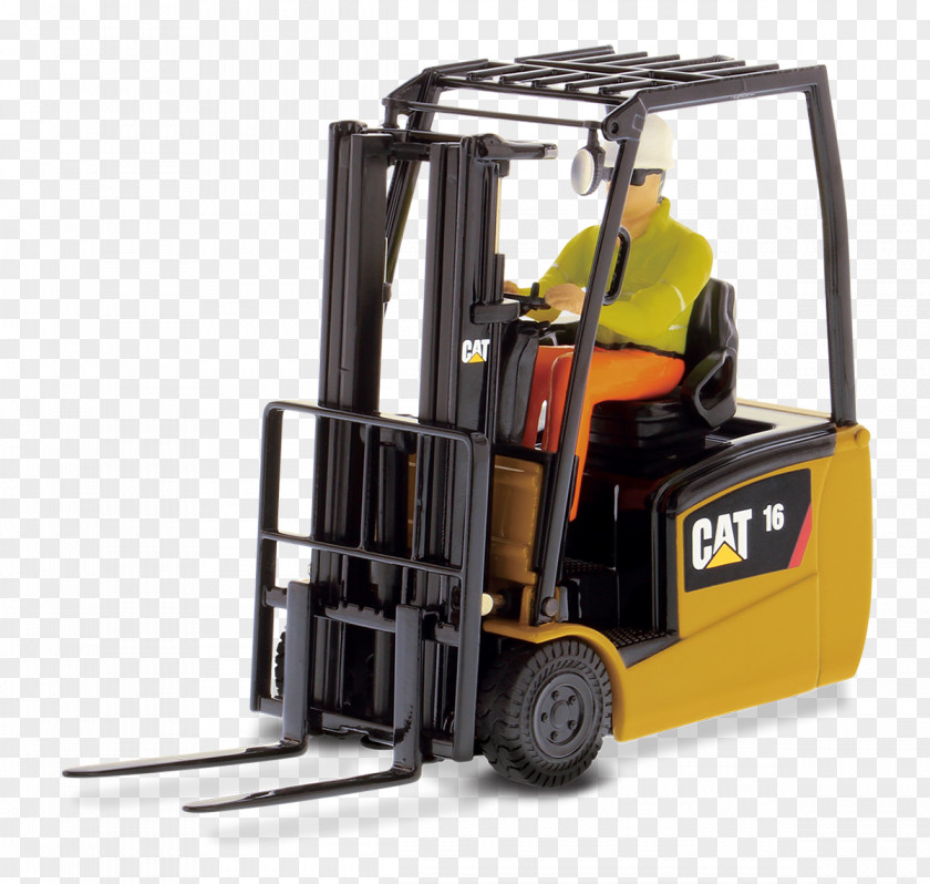 Truck Caterpillar Inc. Die-cast Toy Forklift Model Car PNG