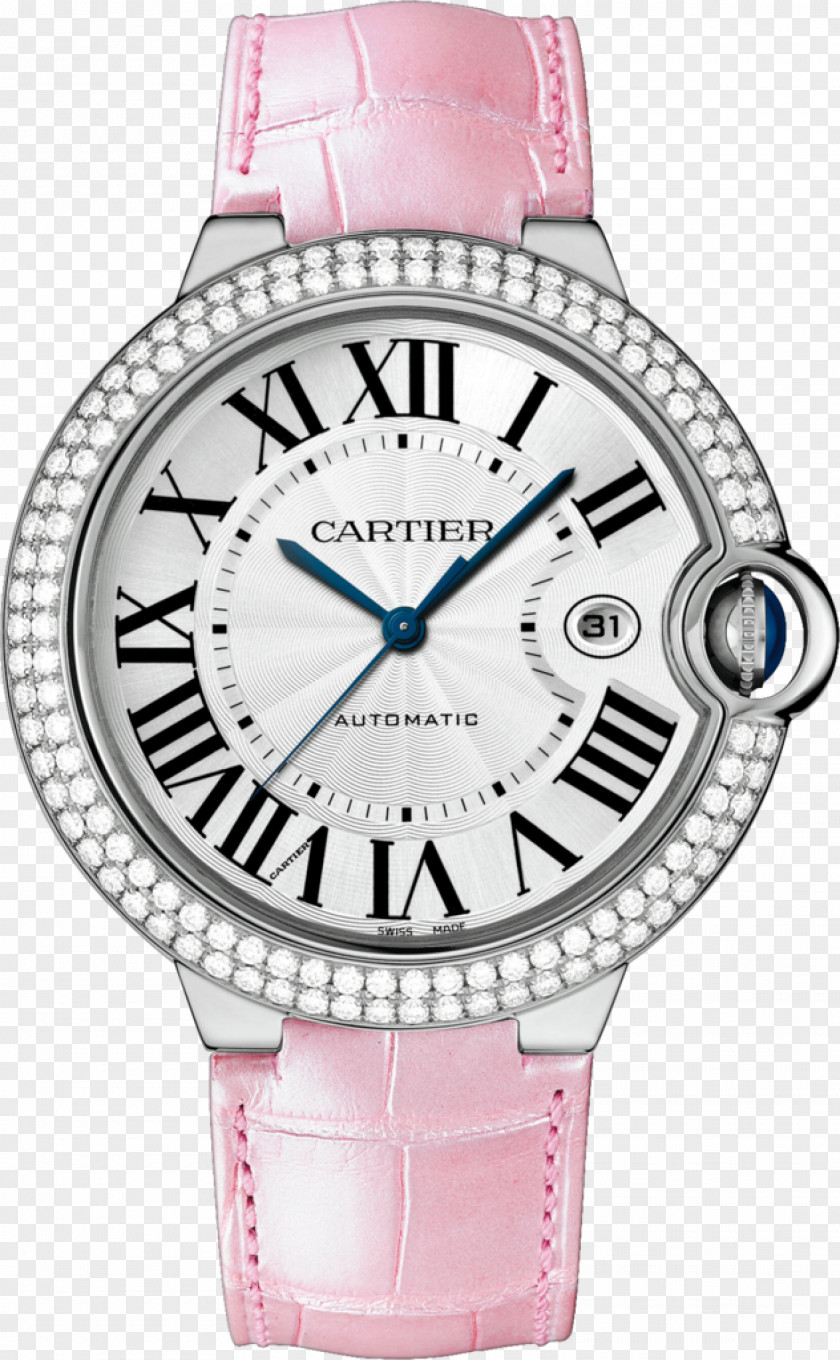 Watch Cartier Ballon Bleu Automatic Diamond PNG