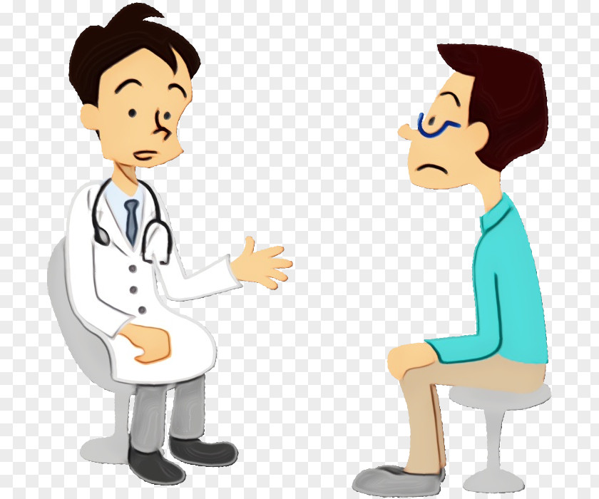 Cartoon Conversation Sharing Job Physician PNG