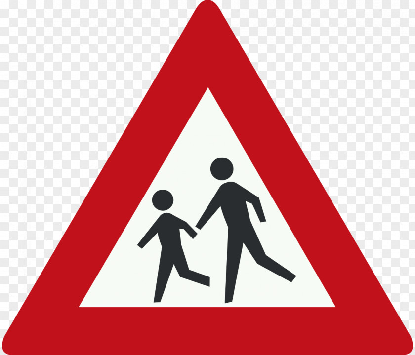 Children Time Traffic Sign Warning Road PNG