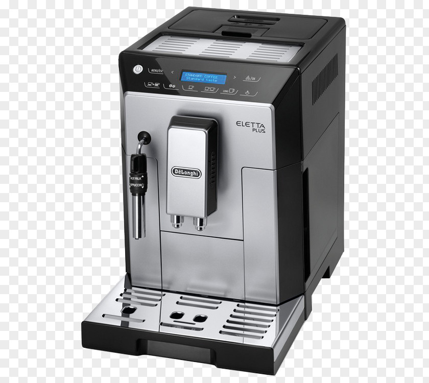 Coffee Cappuccino Coffeemaker Espresso De'Longhi Eletta Plus ECAM 44.620 PNG