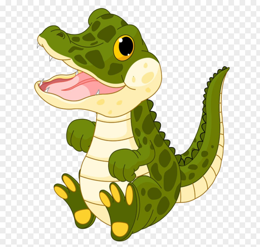 Dino Alligators Crocodile Vector Graphics Cartoon Illustration PNG