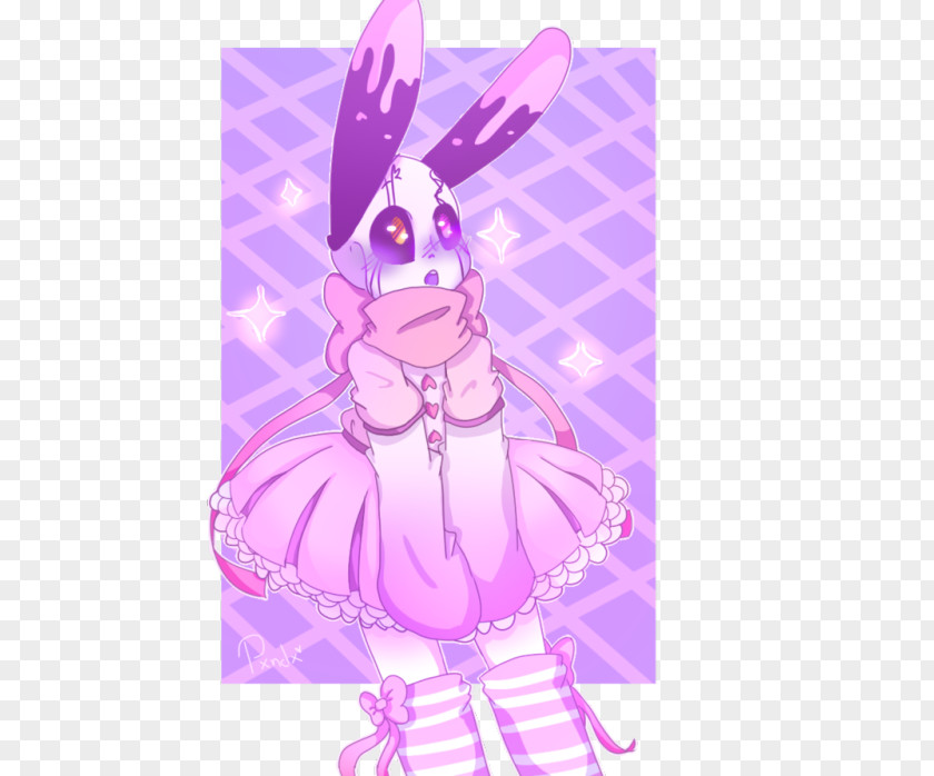 Easter Bunny Pink M RTV PNG