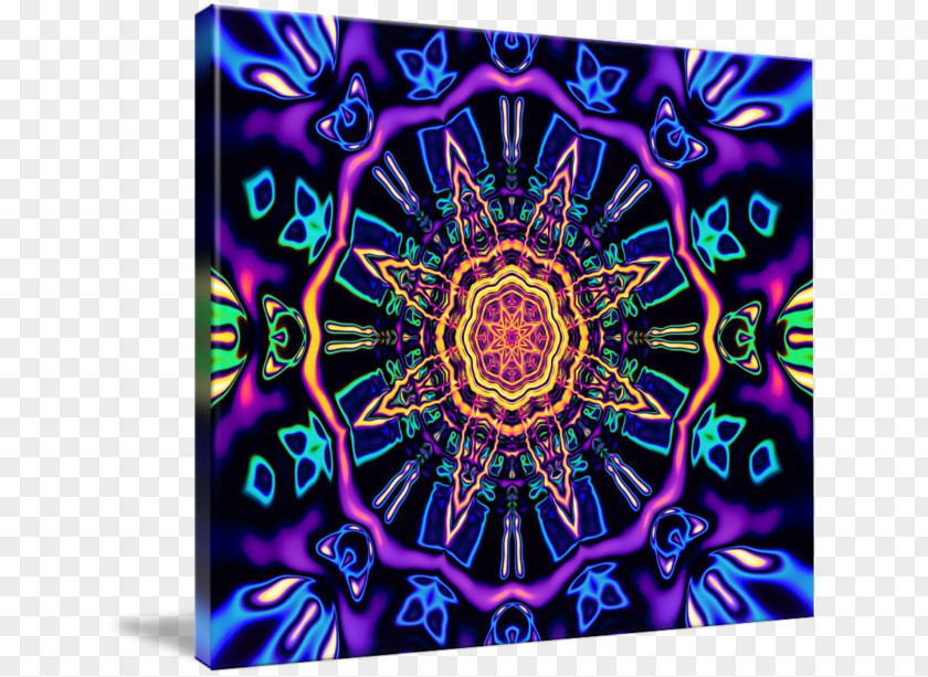 Psychedelia Mandala Psychedelic Art Kaleidoscope T-shirt PNG