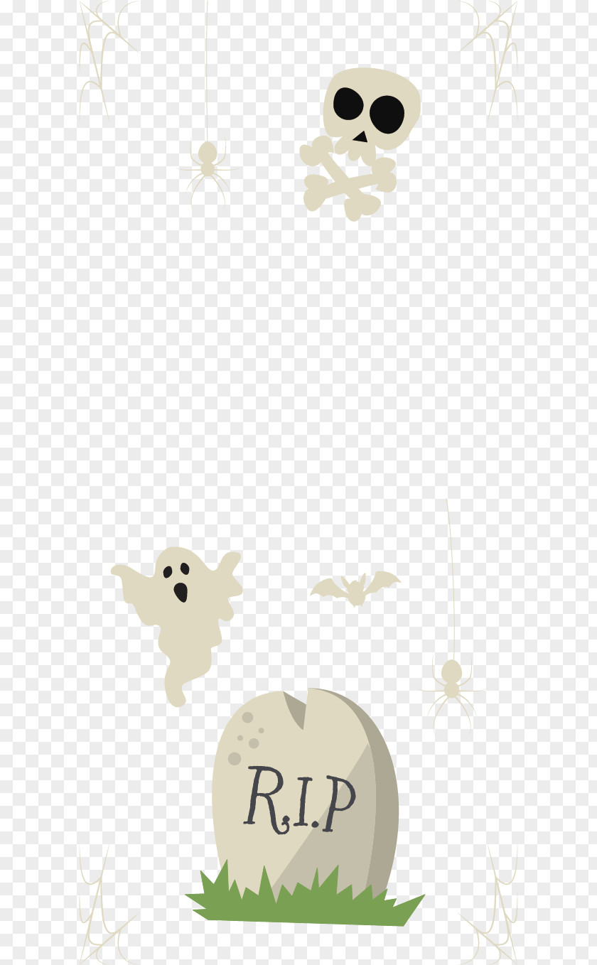 Vector Ghost Grave Adobe Illustrator PNG