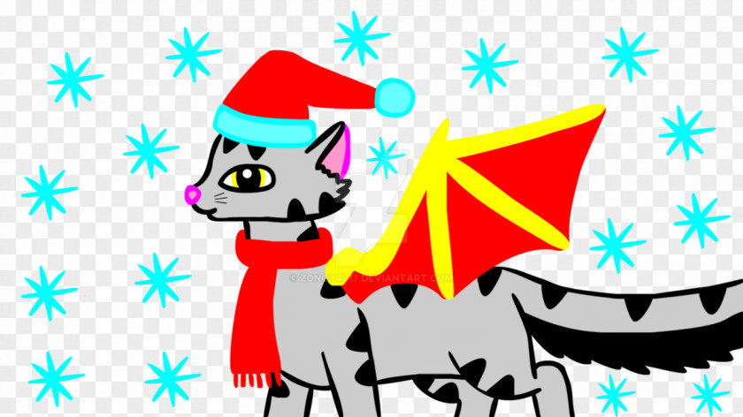 Cat Clip Art Christmas Illustration Snow PNG