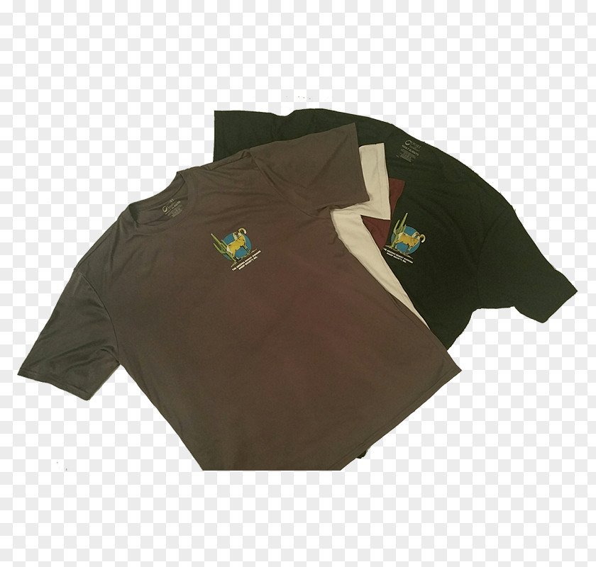 Clearance T-shirt Green Sleeve Khaki Brown PNG