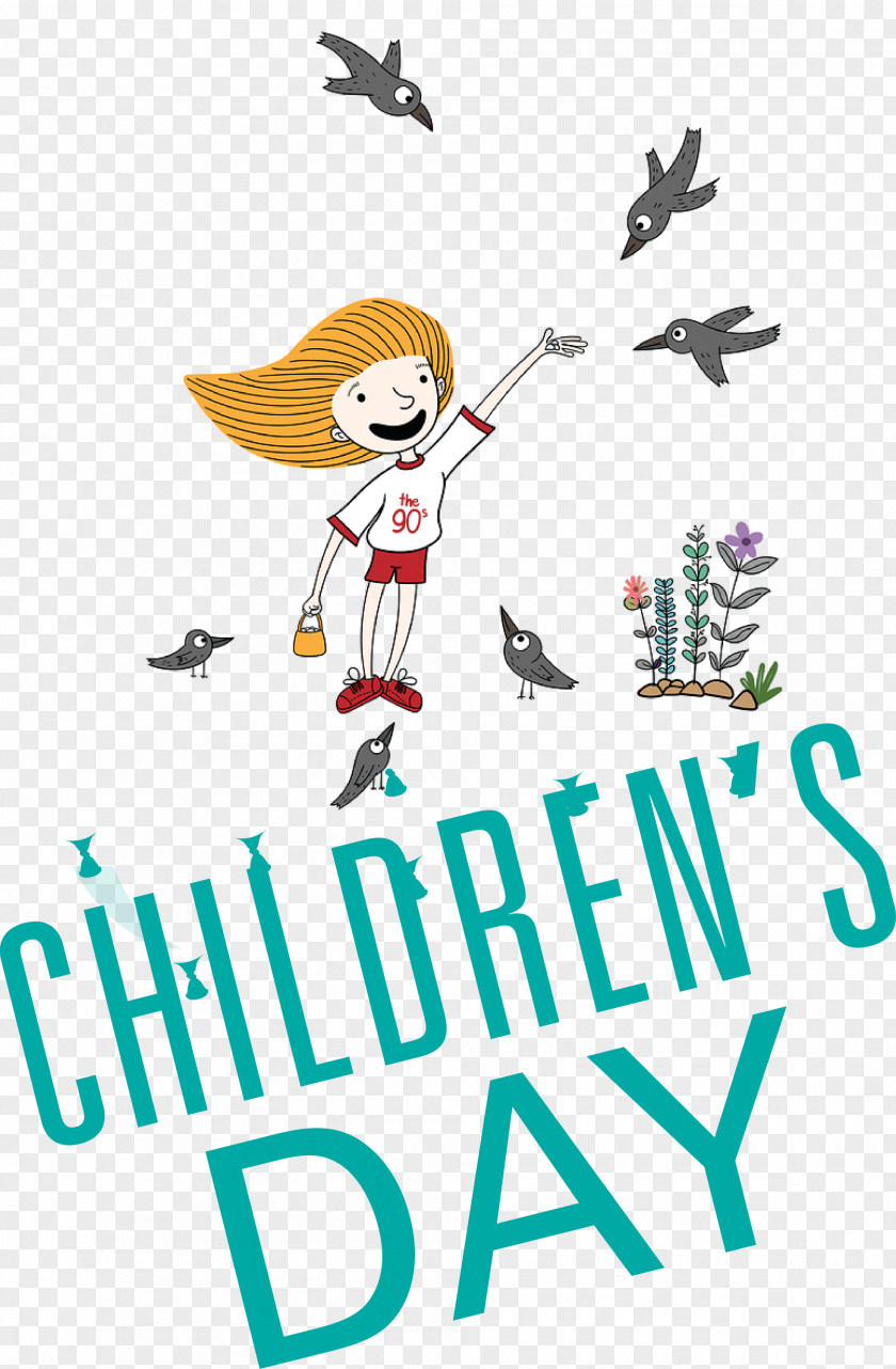 Cute Childrens Day Banner PNG