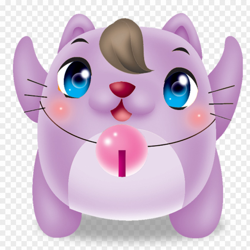 Kitten Whiskers Cartoon Clip Art PNG