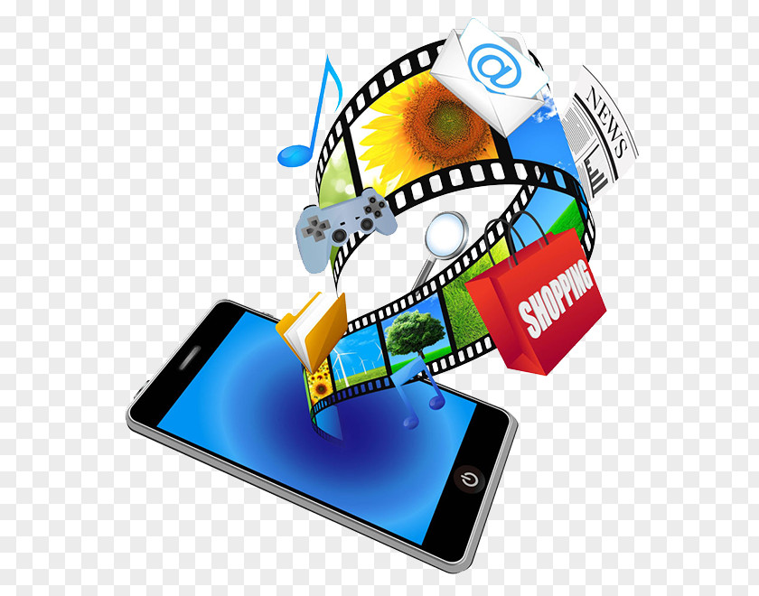 Mobile Video Science And Technology Clip Art PNG