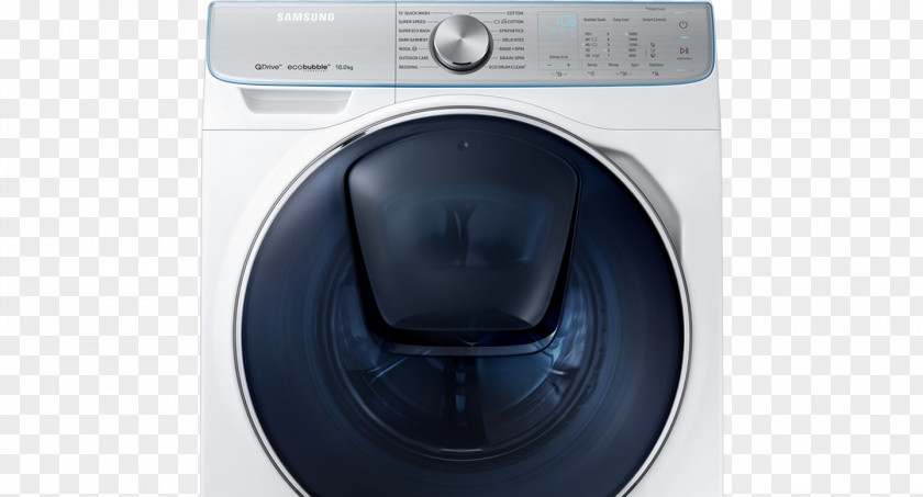 Samsung WW8800 QuickDrive Washing Machines Home Appliance PNG