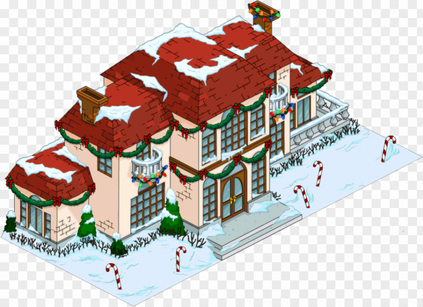 The Simpsons Movie Simpsons: Tapped Out Fat Tony Christmas Homer Simpson Gingerbread House PNG