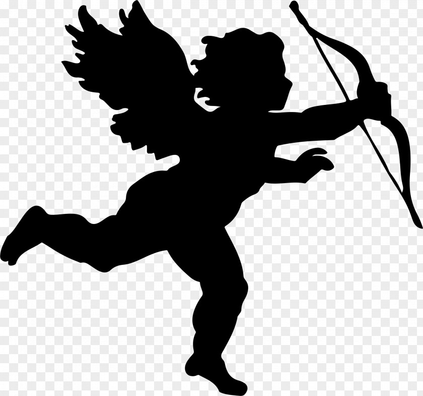 Cupid Chubby Cherub Silhouette PNG