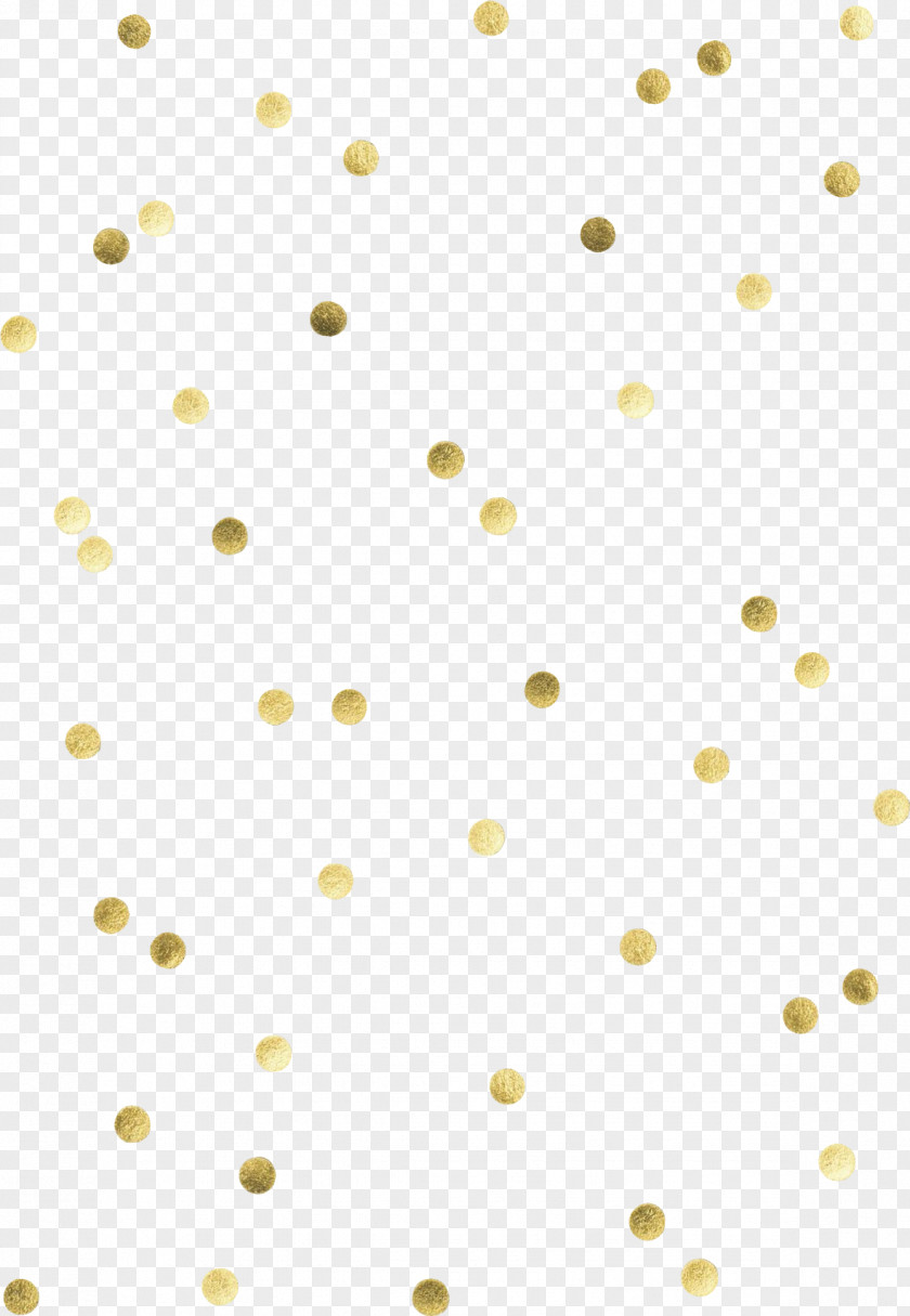 Glitter Confetti Gold PNG