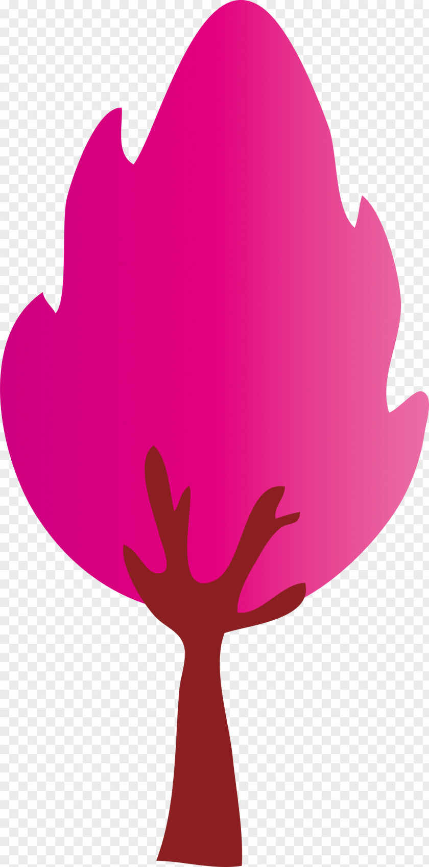 Leaf Pink Red Tree Plant PNG