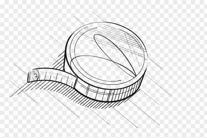 Tape Measure Couch Comfort Chair Sketch PNG